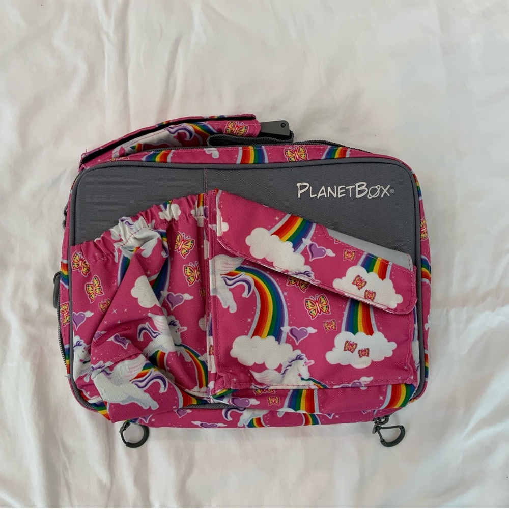 PlanetBox Pink Unicorn Lunch Bag